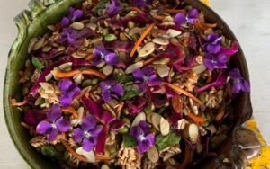 photo of Kate Wempe's pretty salad