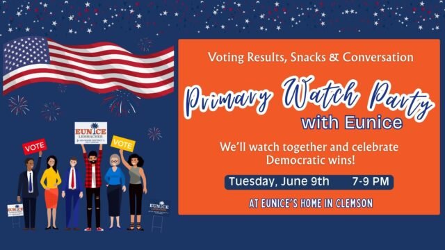 Primary watch party graphic